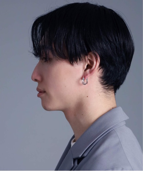 LION HEART（ライオンハート）の「“for Gift”クロッシングピアス（オーバーラップ）/シルバー925【LION HEART / ライオンハート】（ピアス（片耳用）・メンズ・シルバー・ONE SIZE）」の13枚目の写真