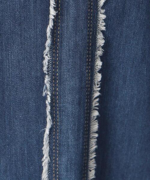 Cutie Blonde（キューティーブロンド）の「◆【ひと味違うサイドフリンジライン】 洗える デニムイージーパンツ（デニムパンツ・レディース・ブルー系その他/ライトブルー・04/03/02）」の9枚目の写真