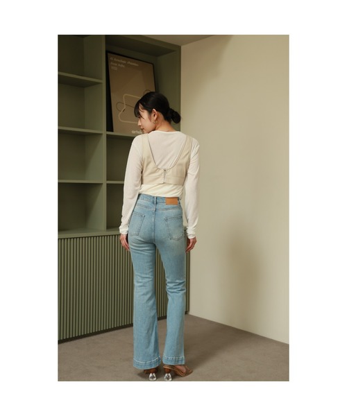 Vicente(ヴィセンテ)の「Sheer cut Tops(Tシャツ/カットソー・レディース・ブラック/ライトピンク/ホワイト・FREE)」の15枚目の写真