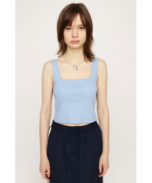 SLY（スライ）の「SQUARE N/C T/T スクエアネック タンクトップ
