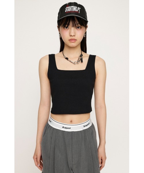 SLY（スライ）の「SQUARE N/C T/T スクエアネック タンクトップ