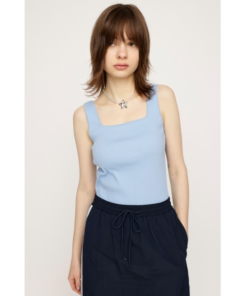 SLY（スライ）の「SQUARE N/C T/T スクエアネック タンクトップ