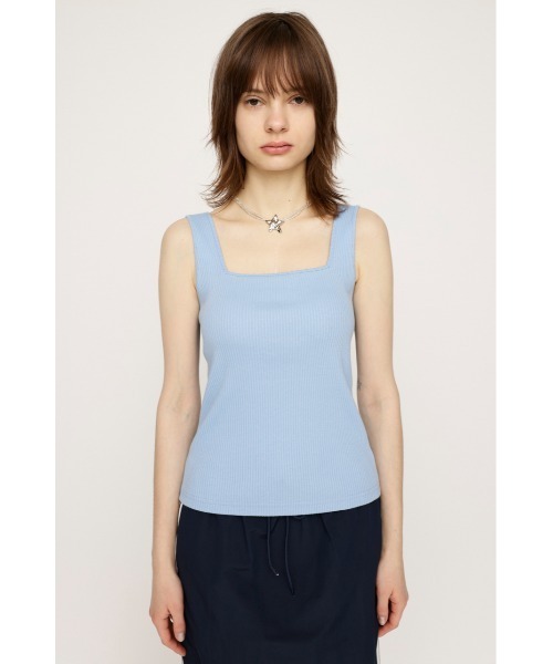 SLY（スライ）の「SQUARE N/C T/T スクエアネック タンクトップ