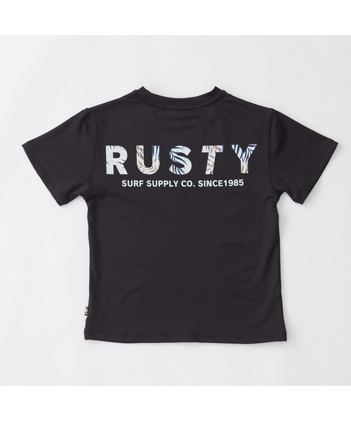 RUSTY（ラスティ）の「RUSTY/ラスティ 子供用 タンキニ ラッシュT付き 4点セット 水陸両用 吸汗速乾 UVカット アロハ柄 水着（水着・キッズ・パープル/ネイビー/ホワイト/ネイビー系・130cm/140cm/160cm/150cm）」の8枚目の写真