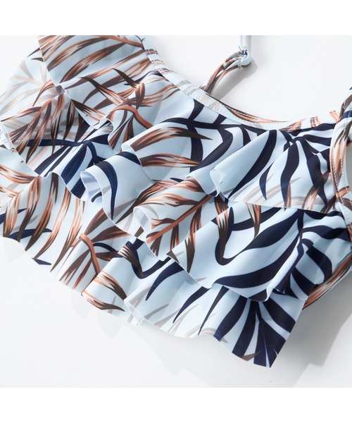 RUSTY（ラスティ）の「RUSTY/ラスティ 子供用 タンキニ ラッシュT付き 4点セット 水陸両用 吸汗速乾 UVカット アロハ柄 水着（水着・キッズ・パープル/ネイビー/ホワイト/ネイビー系・130cm/140cm/160cm/150cm）」の17枚目の写真