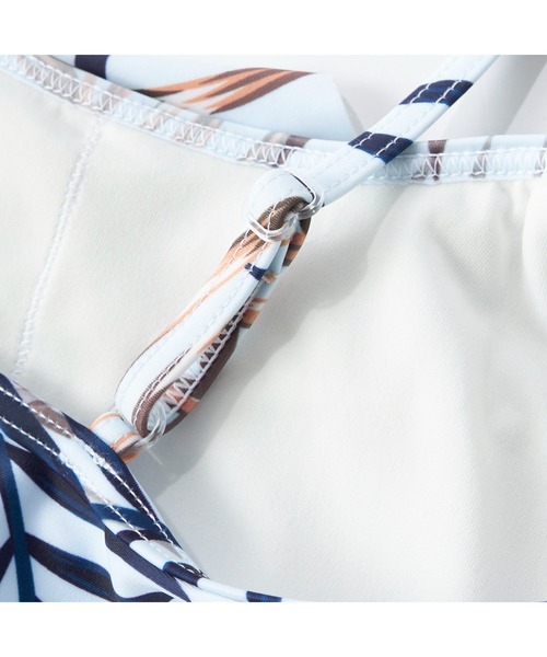 RUSTY（ラスティ）の「RUSTY/ラスティ 子供用 タンキニ ラッシュT付き 4点セット 水陸両用 吸汗速乾 UVカット アロハ柄 水着（水着・キッズ・パープル/ネイビー/ホワイト/ネイビー系・130cm/140cm/160cm/150cm）」の18枚目の写真