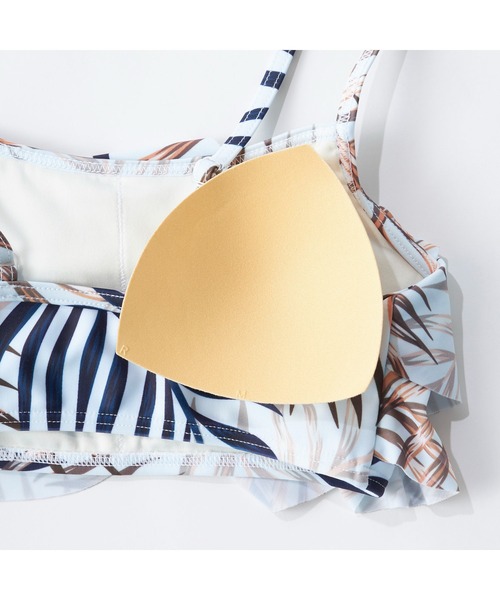 RUSTY（ラスティ）の「RUSTY/ラスティ 子供用 タンキニ ラッシュT付き 4点セット 水陸両用 吸汗速乾 UVカット アロハ柄 水着（水着・キッズ・パープル/ネイビー/ホワイト/ネイビー系・130cm/140cm/160cm/150cm）」の19枚目の写真