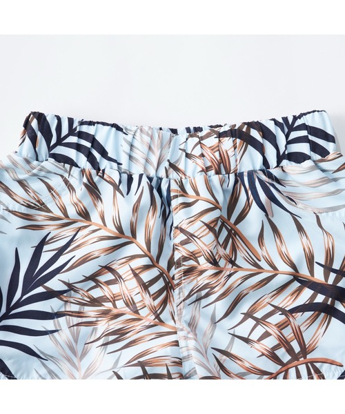 RUSTY（ラスティ）の「RUSTY/ラスティ 子供用 タンキニ ラッシュT付き 4点セット 水陸両用 吸汗速乾 UVカット アロハ柄 水着（水着・キッズ・パープル/ネイビー/ホワイト/ネイビー系・130cm/140cm/160cm/150cm）」の20枚目の写真