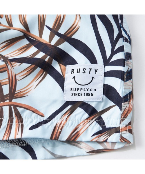 RUSTY（ラスティ）の「RUSTY/ラスティ 子供用 タンキニ ラッシュT付き 4点セット 水陸両用 吸汗速乾 UVカット アロハ柄 水着（水着・キッズ・パープル/ネイビー/ホワイト/ネイビー系・130cm/140cm/160cm/150cm）」の22枚目の写真