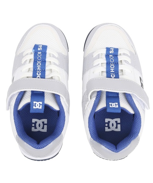 DC SHOES（ディーシーシューズ）の「Ks MEDALIST 4/DCキッズベルクロスニーカー（スニーカー・キッズ・グレー系その他/ホワイト×ブルー/ブラック×ホワイト・18cm/17cm/19cm/16cm/15cm/14cm）」の6枚目の写真
