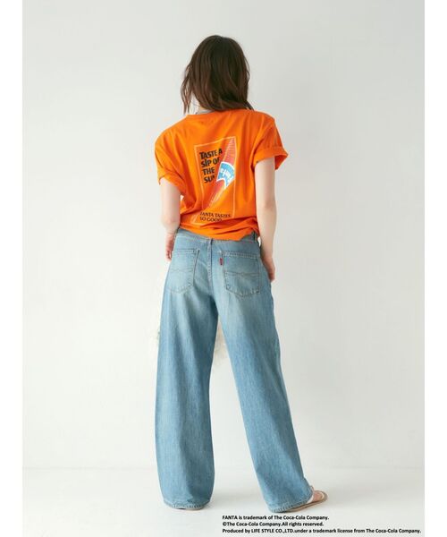 Ungrid（アングリッド）の「FantaロゴTee（Tシャツ/カットソー・レディース・ライトグレー/オレンジ/オフホワイト・FREE）」の11枚目の写真