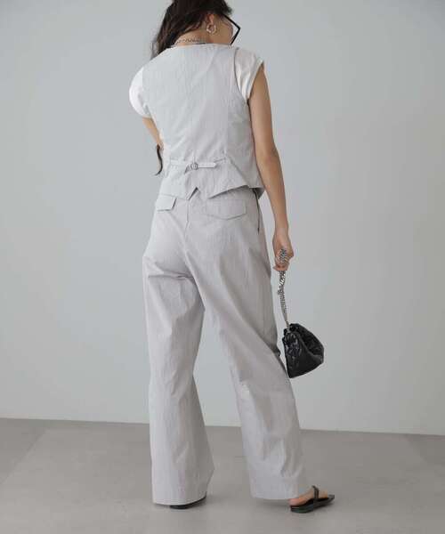 FREE'S MART(フリーズマート)の「タフランタキシードベスト(ベスト・レディース・グレー/ベージュ・FREE)」の11枚目の写真