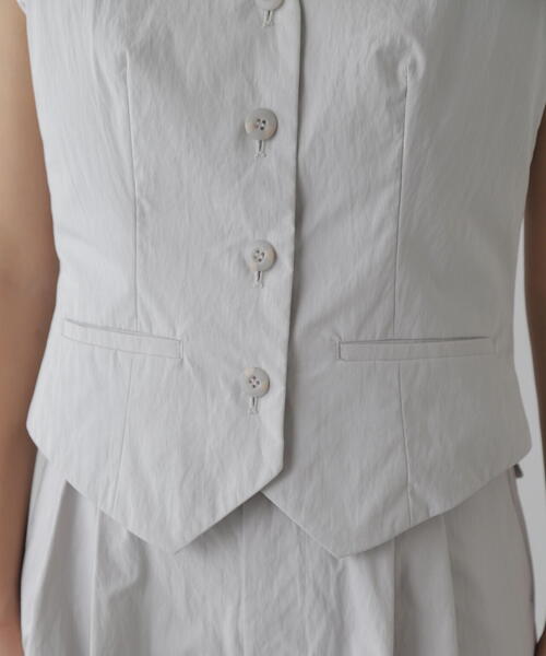 FREE'S MART(フリーズマート)の「タフランタキシードベスト(ベスト・レディース・グレー/ベージュ・FREE)」の20枚目の写真