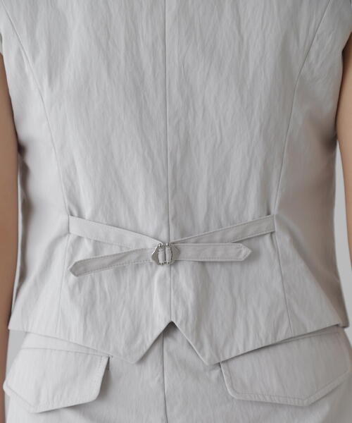 FREE'S MART(フリーズマート)の「タフランタキシードベスト(ベスト・レディース・グレー/ベージュ・FREE)」の21枚目の写真