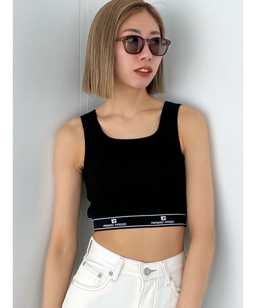 EMODA(エモダ)の「ジャガードフィットタンクトップ(タンクトップ・レディース・ホワイト/グレー/その他/ブラック・FREE)」の17枚目の写真