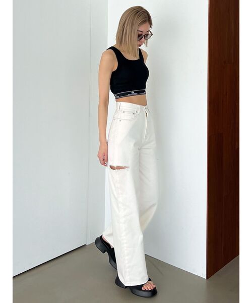 EMODA(エモダ)の「ジャガードフィットタンクトップ(タンクトップ・レディース・ホワイト/グレー/その他/ブラック・FREE)」の20枚目の写真