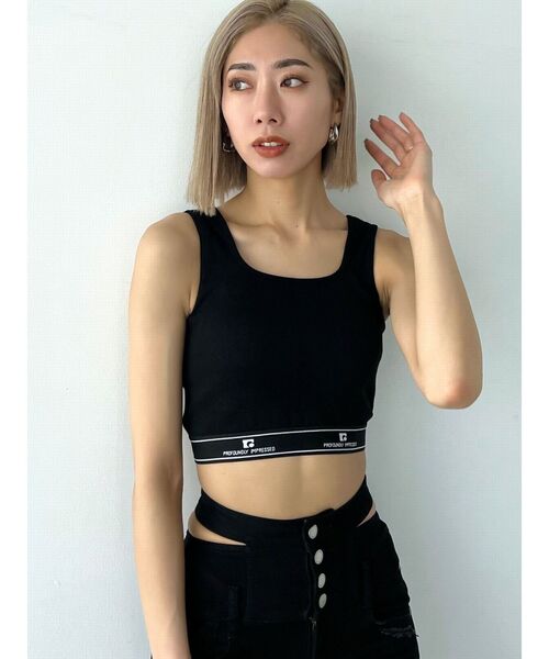 EMODA(エモダ)の「ジャガードフィットタンクトップ(タンクトップ・レディース・ホワイト/グレー/その他/ブラック・FREE)」の22枚目の写真