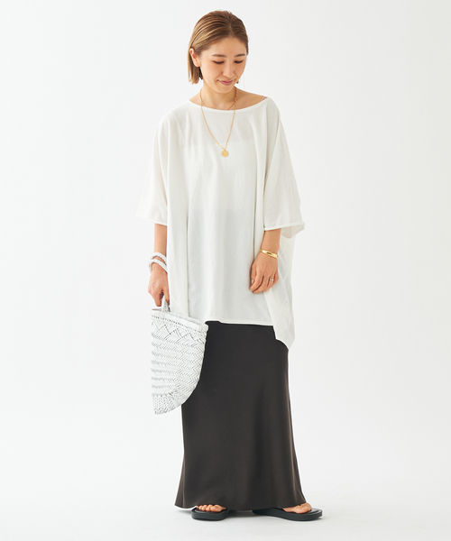 【新品】Plage プラージュ＃sweat drape Tシャツ セール】《WEB限定追加》Sweat drape Tシャツ（Tシャツ