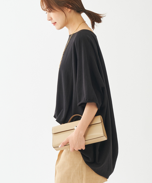 plage（プラージュ）の「《WEB限定追加》Sweat drape Tシャツ（T
