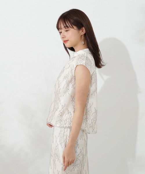 PROPORTION BODY DRESSING（プロポーションボディドレッシング）の「エアリーレースブラウス / 1214210600（シャツ/ブラウス・レディース・ブルー/ホワイト系その他・SMALL/MEDIUM）」の10枚目の写真