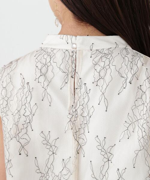 PROPORTION BODY DRESSING（プロポーションボディドレッシング）の「エアリーレースブラウス / 1214210600（シャツ/ブラウス・レディース・ブルー/ホワイト系その他・SMALL/MEDIUM）」の7枚目の写真