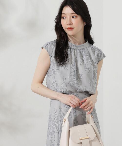 PROPORTION BODY DRESSING（プロポーションボディドレッシング）の「エアリーレースブラウス / 1214210600（シャツ/ブラウス・レディース・ブルー/ホワイト系その他・SMALL/MEDIUM）」の17枚目の写真