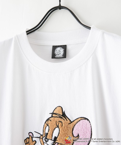Tom&Jerry(トムアンドジェリー)の「【TOM AND JERRY/トムとジェリー】オリジナルデザインTシャツ ジェリー タフィー ドロップショルダー ビッグシルエット ユニセックス(Tシャツ/カットソー・メンズ・ブルー系その他2/グリーン系その他/ベージュ系その他2/ホワイト系その他/ホワイト系その他2/ベージュ系その他・X-LARGE/LARGE/MEDIUM/SMALL)」の13枚目の写真