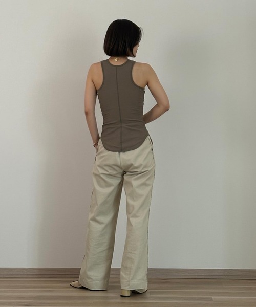 our wacol　カップ付アメスリタンクトップ カップ付きアメスリタンクトップ（タンクトップ）｜OUR WACOAL