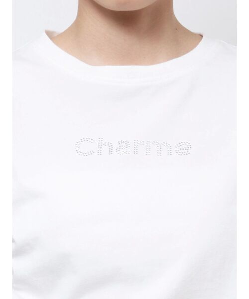 EATME（イートミー）の「ドロストクロップTシャツ（Tシャツ/カットソー・レディース・ラベンダー/オフホワイト/ブラック/レッド・FREE）」の18枚目の写真