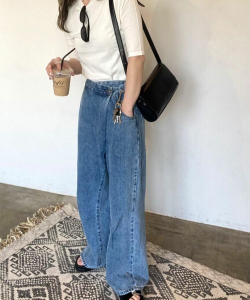 ISOOK（アイスー）の「スクエアショルダーバッグ(kiharu select) / スクエアバッグ ショルダーバッグ ミニバッグ（ショルダーバッグ・レディース・ブラック・FREE）」の9枚目の写真