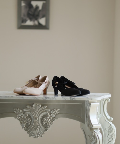 セール】Vカットデザインパンプス フォーマル オケージョン 結婚式