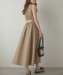 ACYM | Back cut ribbon ワンピース(ワンピース)