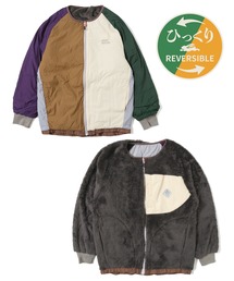 ノーカラーひっくりJK