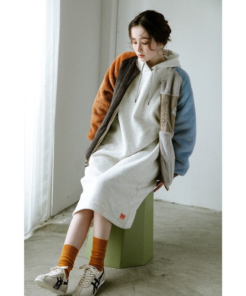 KRIFF MAYER Lady's Collection（クリフメイヤーレディースコレクション）の「ノーカラーひっくりJK（ノーカラージャケット・レディース・ナチュラル/その他6/ブラック/その他5/カラフル/キャメル・LARGE/MEDIUM）」の13枚目の写真