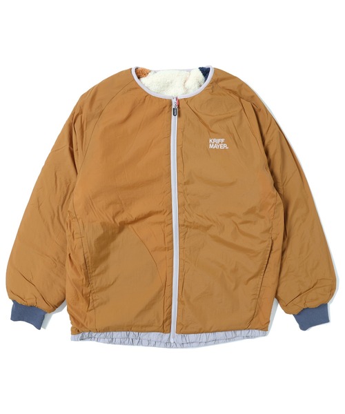 KRIFF MAYER Lady's Collection（クリフメイヤーレディースコレクション）の「ノーカラーひっくりJK（ノーカラージャケット・レディース・ナチュラル/その他6/ブラック/その他5/カラフル/キャメル・LARGE/MEDIUM）」の22枚目の写真