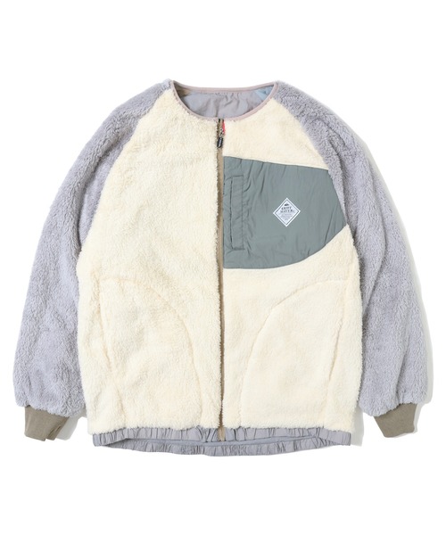 KRIFF MAYER Lady's Collection（クリフメイヤーレディースコレクション）の「ノーカラーひっくりJK（ノーカラージャケット・レディース・ナチュラル/その他6/ブラック/その他5/カラフル/キャメル・LARGE/MEDIUM）」の19枚目の写真