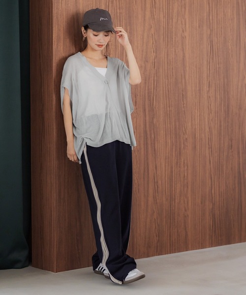 coca（coca）（コカ）の「【WEB限定セール】ハイゲージサマーカーディガン（カーディガン/ボレロ・レディース・ライトベージュ/ブラック/カーキ/グレー・ONE SIZE）」の13枚目の写真