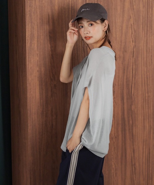 coca（coca）（コカ）の「【WEB限定セール】ハイゲージサマーカーディガン（カーディガン/ボレロ・レディース・ライトベージュ/ブラック/カーキ/グレー・ONE SIZE）」の16枚目の写真