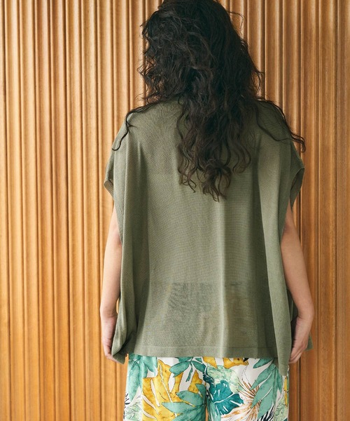 coca（coca）（コカ）の「【WEB限定セール】ハイゲージサマーカーディガン（カーディガン/ボレロ・レディース・ライトベージュ/ブラック/カーキ/グレー・ONE SIZE）」の20枚目の写真