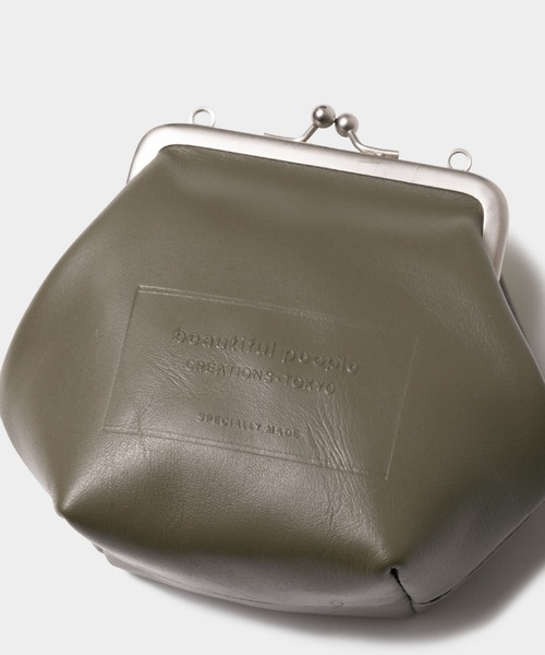 beautiful people（ビューティフルピープル）の「beautiful people clasp coin pouch shoulder 1000511967（コインケース・レディース・ブラック/カーキ/オフホワイト/ベージュ/グレー・FREE）」の5枚目の写真