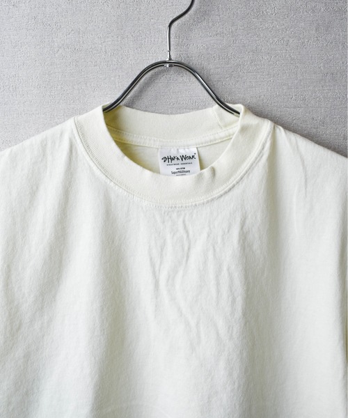 SHAKA WeAR（シャカウェア）の「【SHAKA Wear】GARMENT DYE CROP TOP / ガーメントダイ クロップ トップ（Tシャツ/カットソー・レディース・クリーム/スミクロ/ピンク・SMALL/MEDIUM）」の9枚目の写真