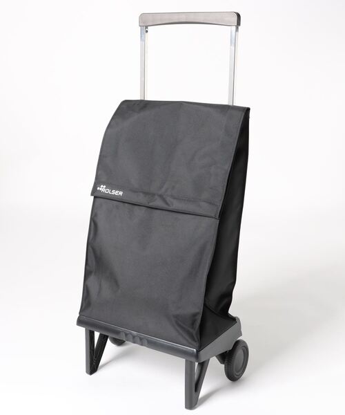 ROLSER(ロルサー)の「【ROLSER/ロルサー】PLEGAMATIC / ショッピングカート / お買い物カート / キャリーバッグ / 大容量 / コンパクト / 折り畳み式 / スペイン製(スーツケース/キャリーバッグ・レディース・ボルドー/ブラック系その他/ストライプ/ブラック・フリー)」の3枚目の写真