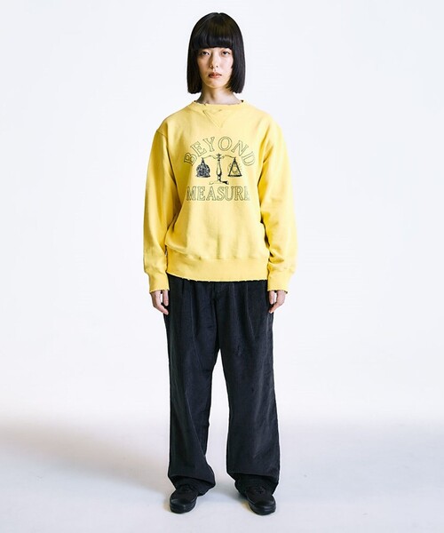 City Ambient Products（シティアンビエントプロダクツ）の「City Ambient Products: コーデュロイ ワイド テーパード スラックス（スラックス・メンズ・ブラック/ベージュ/ライトグリーン・LARGE/MEDIUM/SMALL）」の5枚目の写真