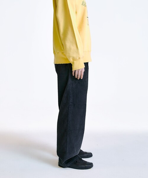 City Ambient Products（シティアンビエントプロダクツ）の「City Ambient Products: コーデュロイ ワイド テーパード スラックス（スラックス・メンズ・ブラック/ベージュ/ライトグリーン・LARGE/MEDIUM/SMALL）」の11枚目の写真