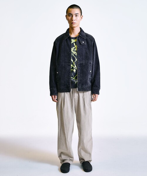 City Ambient Products（シティアンビエントプロダクツ）の「City Ambient Products: コーデュロイ ワイド テーパード スラックス（スラックス・メンズ・ブラック/ベージュ/ライトグリーン・LARGE/MEDIUM/SMALL）」の12枚目の写真