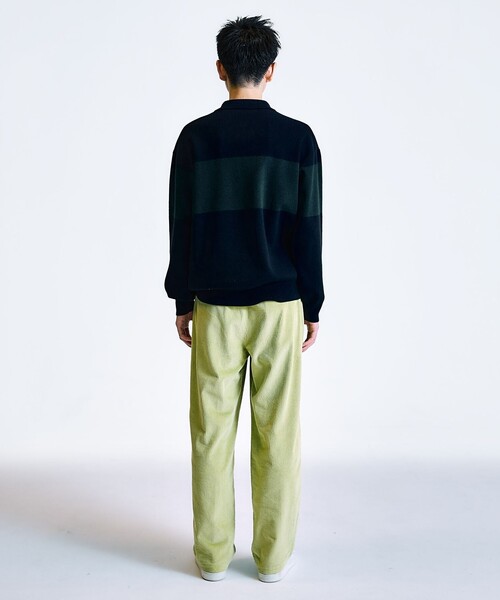City Ambient Products（シティアンビエントプロダクツ）の「City Ambient Products: コーデュロイ ワイド テーパード スラックス（スラックス・メンズ・ブラック/ベージュ/ライトグリーン・LARGE/MEDIUM/SMALL）」の21枚目の写真