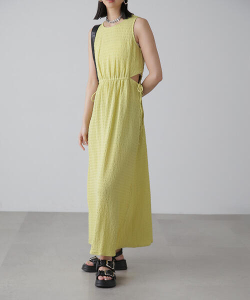 ◇サイドカットノースリカットソーワンピース（ワンピース）｜FREE'S MART（フリーズマート）