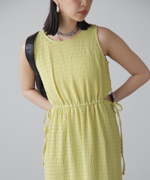 ◇サイドカットノースリカットソーワンピース（ワンピース）｜FREE'S MART（フリーズマート）