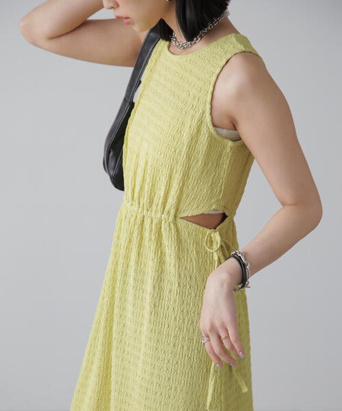 ◇サイドカットノースリカットソーワンピース（ワンピース）｜FREE'S MART（フリーズマート）