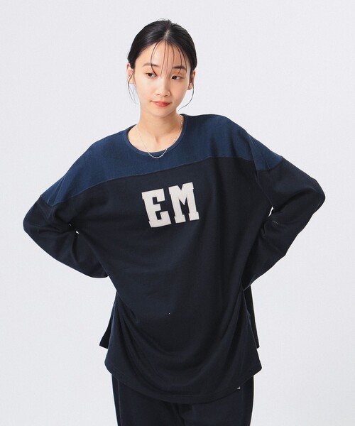 BEAMS BOY（ビームスボーイ）の「ロゴ フットボール ロングスリーブ（T